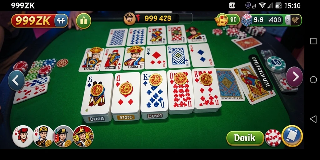 Tampilan screenshot gameplay 999ZK yang menarik dan seru.