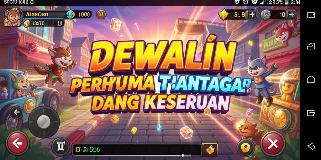 Tampilan gameplay seru DEWALIN yang menguji ketangkasan.