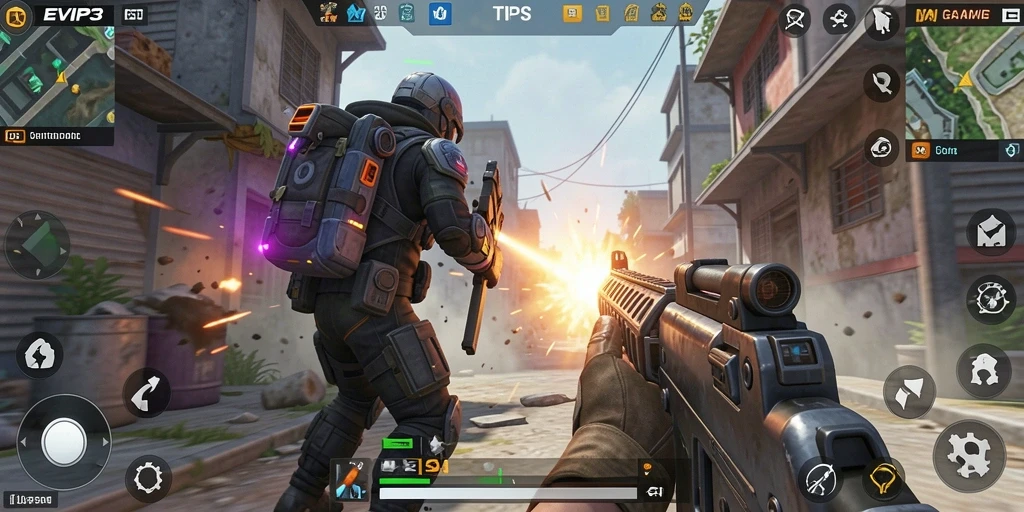 Tampilan gameplay EVIP3 yang mendebarkan dan penuh aksi dalam setiap momen.