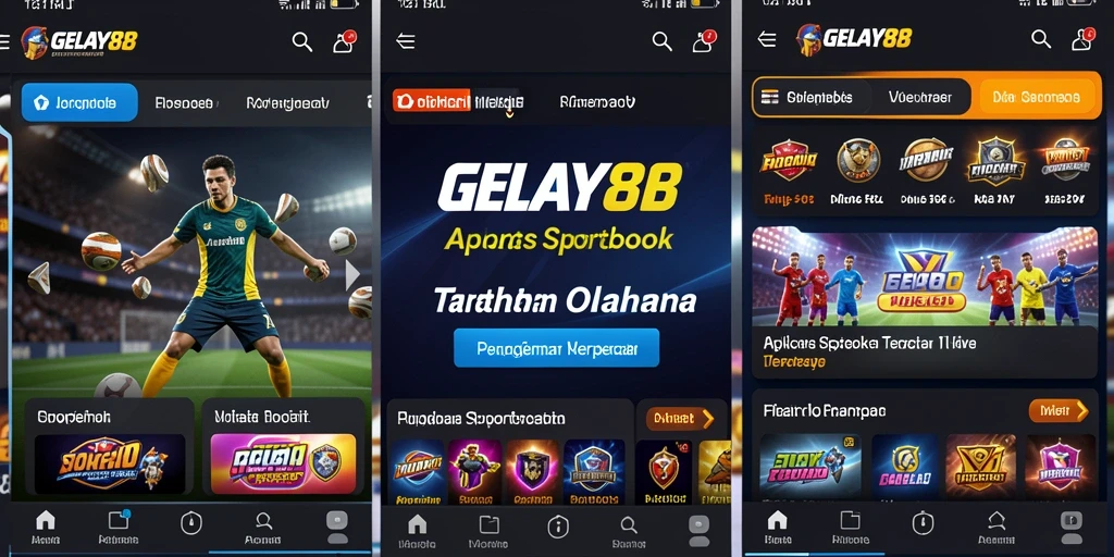 Tampilan menarik dari aplikasi <strong>GELAY88</strong> saat melakukan taruhan olahraga.