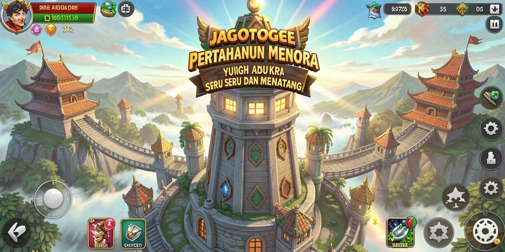 Tampilan gameplay seru di JAGOTOGEL yang menantang.