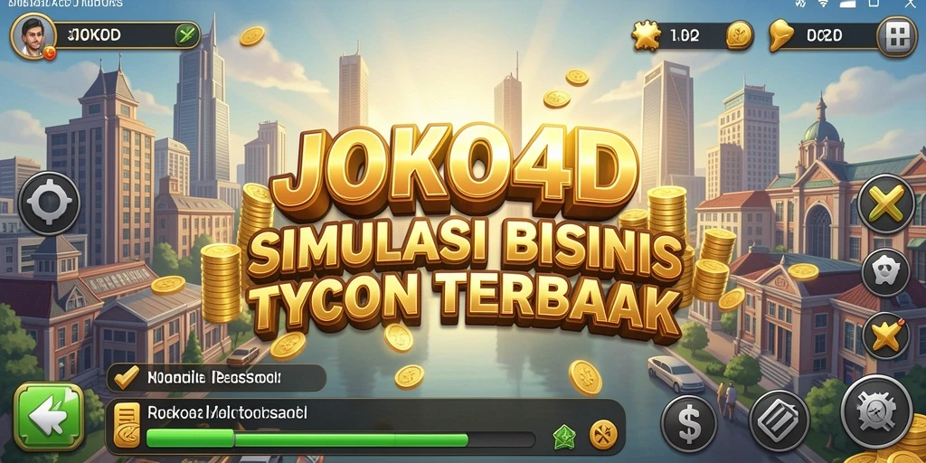 Tampilan menarik gameplay JOKO4D dengan elemen Tycoon.