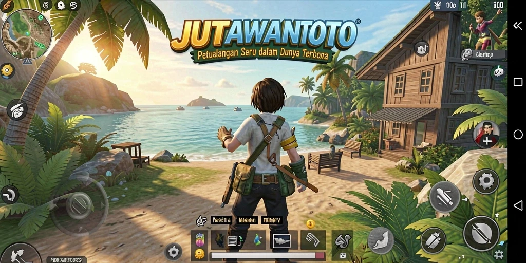 Tampilan gameplay JUTAWANTOTO yang menakjubkan di dunia terbuka.