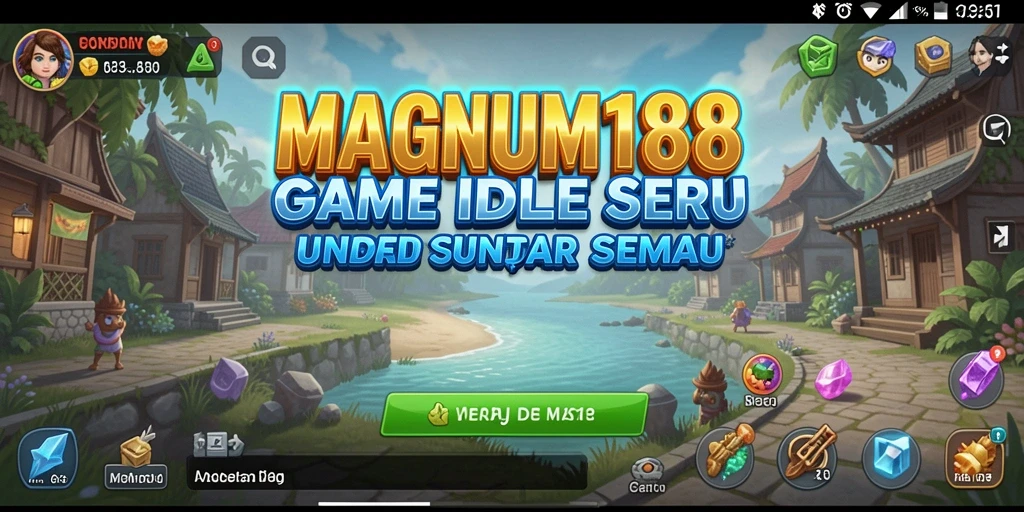Tampilan gameplay MAGNUM188 dengan elemen Idle yang menarik.
