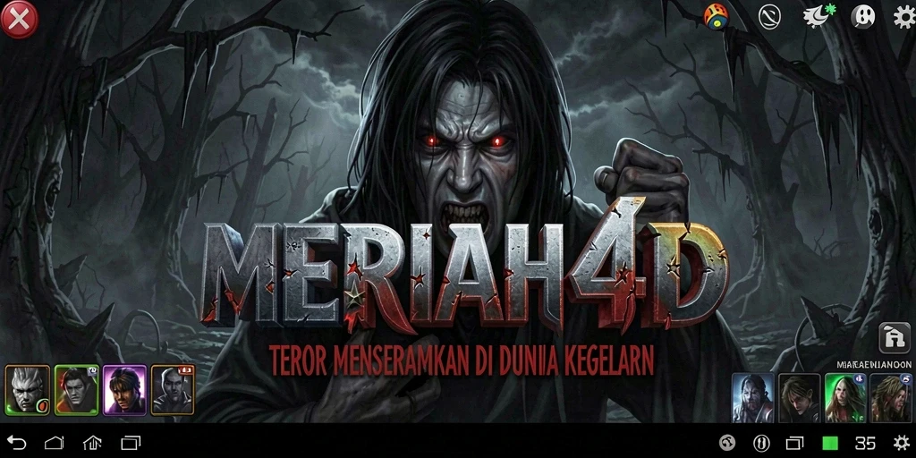 Tampilan gameplay seram penuh dengan ketegangan.