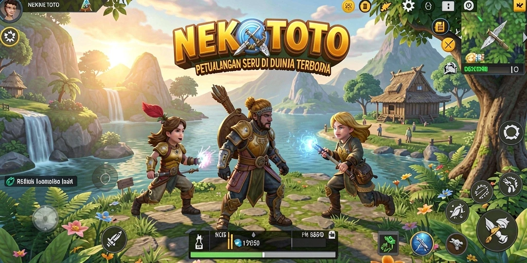 Gameplay seru Open World di NEKOTOTO dengan petualangan yang mendebarkan.