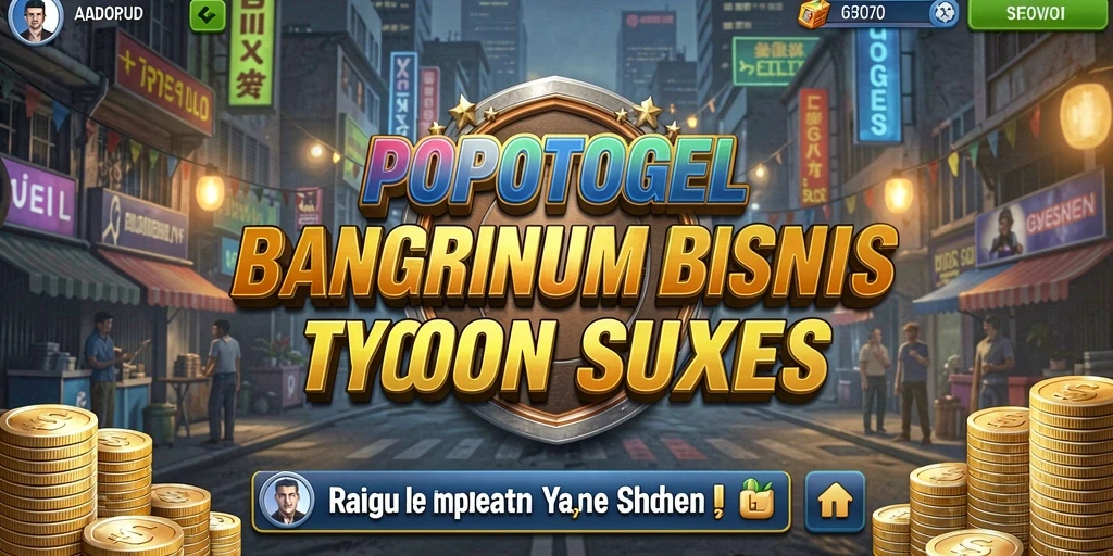 Tampilan utama gameplay <strong>POPOTOGEL</strong> yang memukau dalam mengelola bisnis.