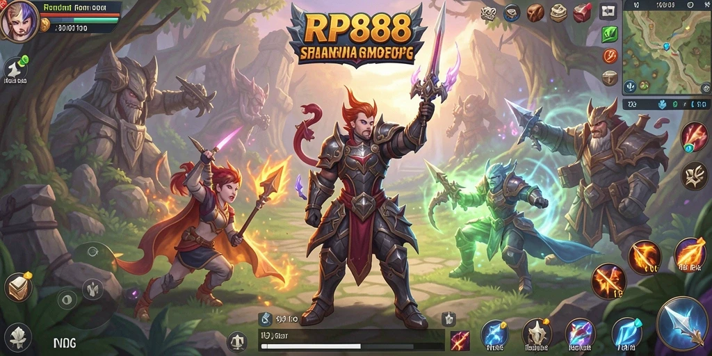 Gameplay seru RP888 yang memikat di dunia MMORPG.