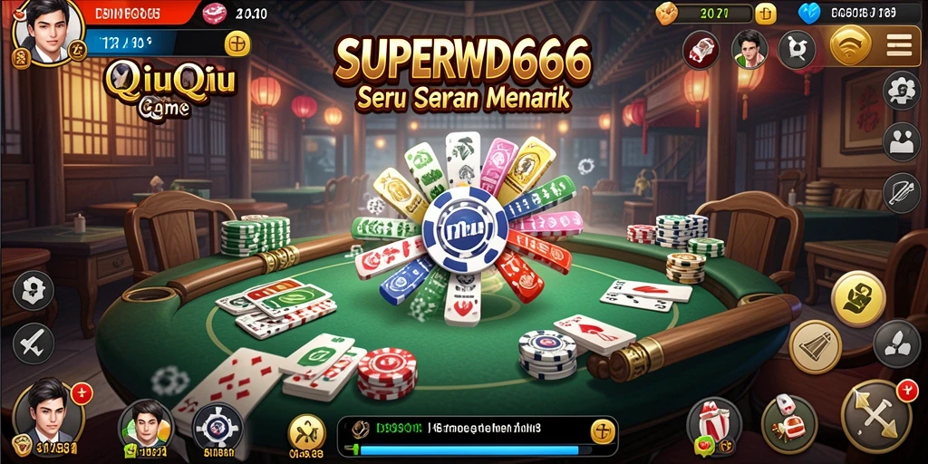 Tampilan gameplay QiuQiu yang menarik dan seru.