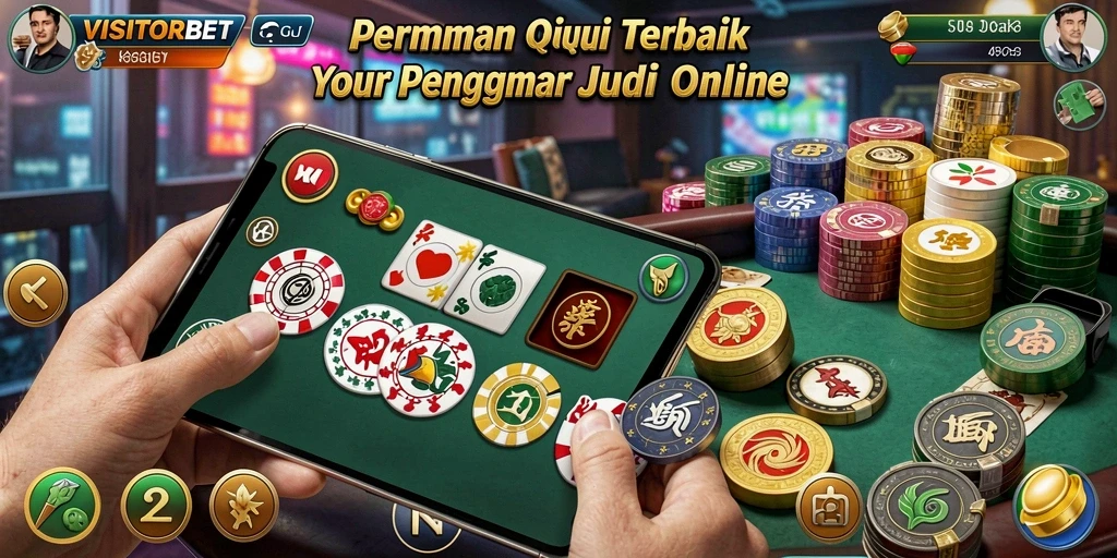 Tangkapan layar utama VISITORBET menampilkan keseruan permainan QiuQiu.